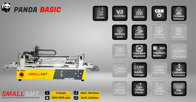 SMALLSMT PANDA BASIC PICK & PLACE MACHINE