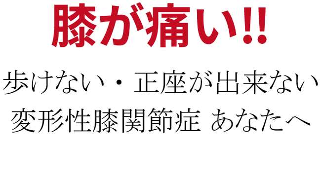 膝の痛み整体 松山市あい整体院 膝が痛い、歩けない、正座ができない、変形性膝関節症のあなたへ