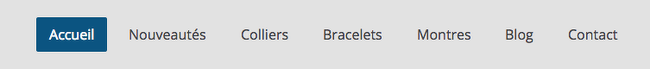 Exemple de navigation Jimdo