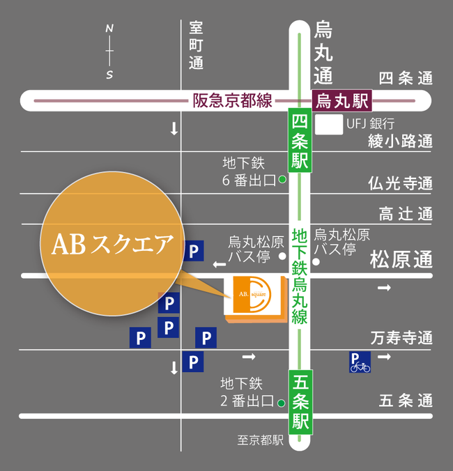 ABスクエアアクセスマップ