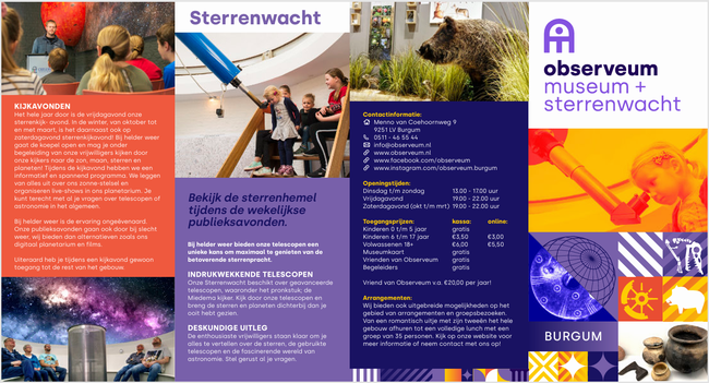 Folder Observeum 2026 voor
