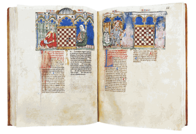 Livro de los juegos, de ajedrez, dados y tablas. Temple de Paris