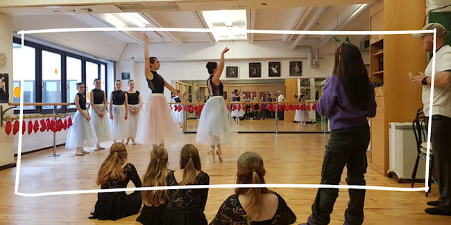 Ballettaufführung auf der Astrid Lindgren Bühne