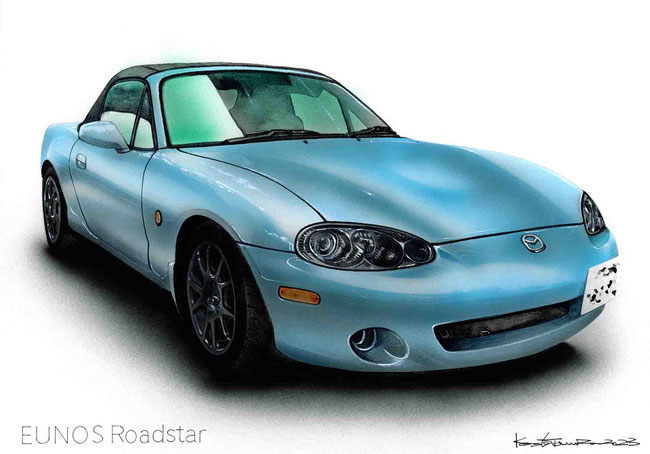 EUNOS Roadstar - プロイラストレーターがオーダー制作します