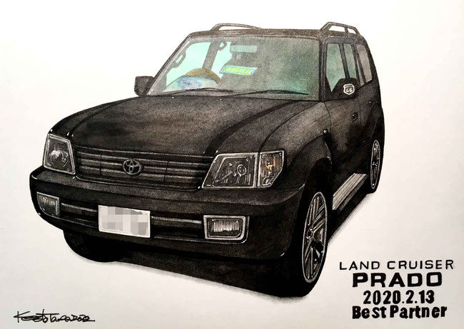 Land Cruiser PRADO - プロイラストレーターがオーダー制作します