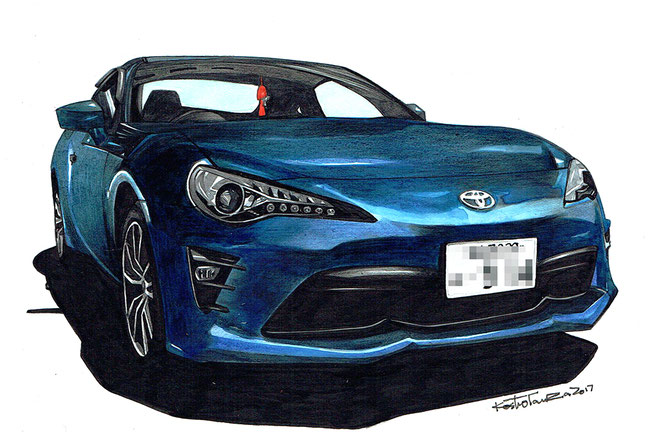 車絵イラスト