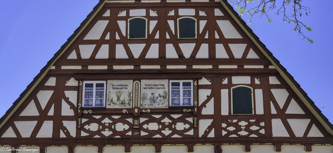 Wohnhaus Klein, Nordgiebel