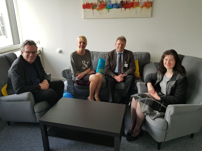 von links nach rechts: Thomas Franzkewitsch, Susanne Schneider, Manfred Puppel und Gaby Erdmann
