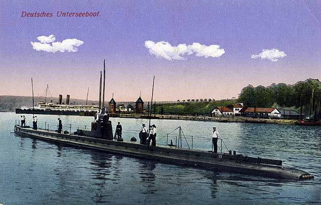 1. Generation der U-Boote mit Petroleummotor (Quelle Wikipedia)