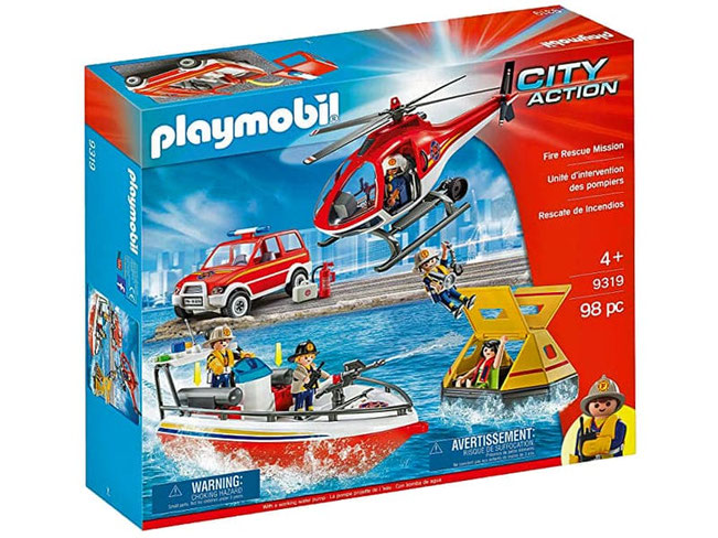 Bei der Bestellung im Onlineshop der-Wegweiser erhalten Sie das Playmobil Paket 9319 "Feuerrettungsmission".