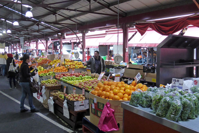 Fruit stalls at Queen Victoria Markets