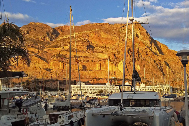 Puerto Aguadulce at sunset