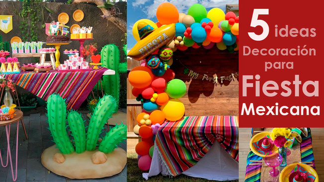 5 ideas para decorar una fiesta mexicana
