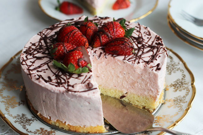 Erdbeer Käsesahnekuchen Rezept Oligarto Bio