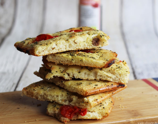 Focaccia hausgebacken Oligarto Rezepte