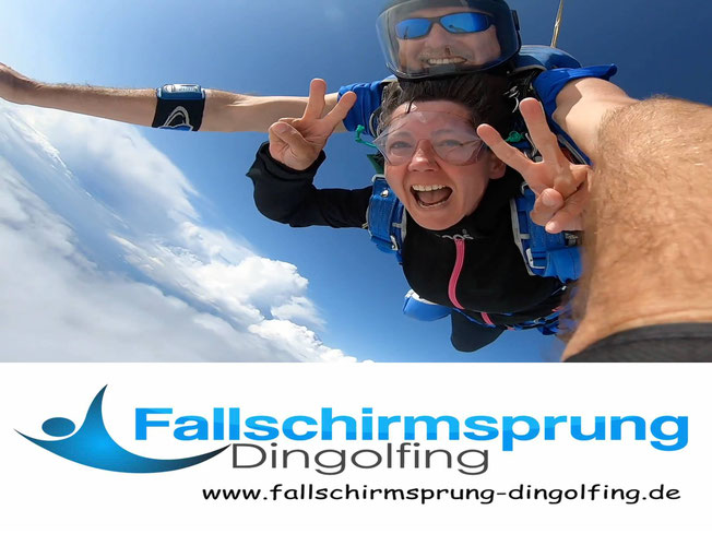 Fallschirmspringen Dingolfing, Fallschirmsprung München, Tandemsprung Regensburg, Geschenk, Gutschein, Fallschirmsprung Bayern,