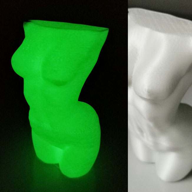 Filamento 3D Fosforecente