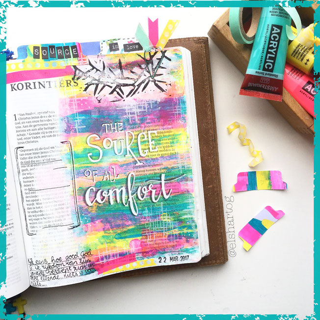 Biblejournaling voorbeeld Genesis 37 #biblejournalingchallenge40dagen