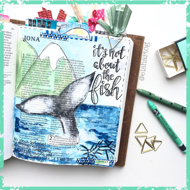 Biblejournaling voorbeeld Genesis 37 #biblejournalingchallenge40dagen