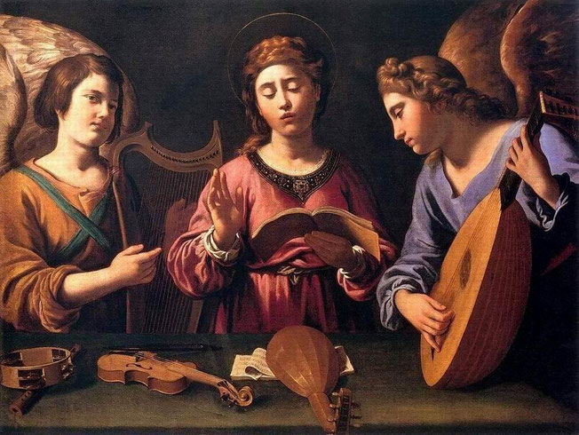 Saint Cecilia van Antiveduto Gramatica