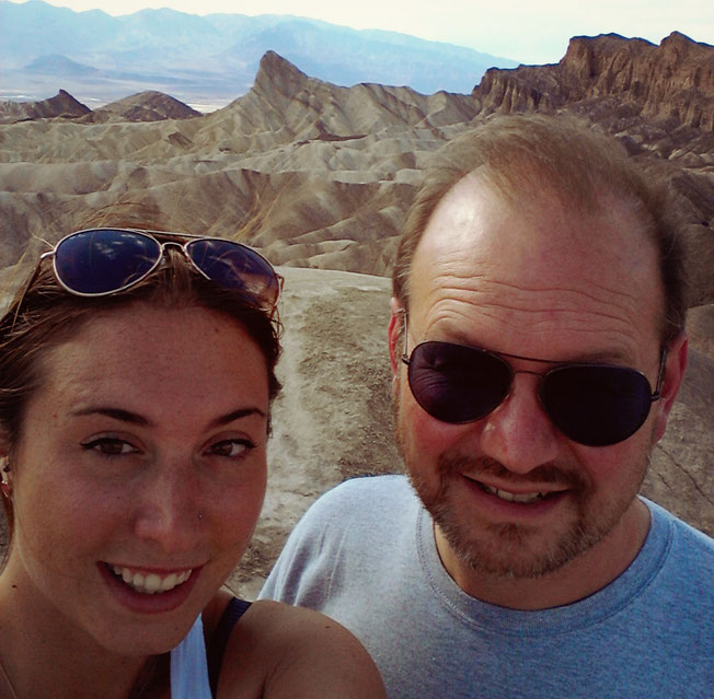 My Dad visited me in California USA in 2012 where we hired a car and drove up the West coast from LA-Vegas and back down!