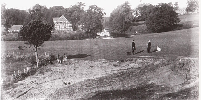 1873 wurde das Rettungshaus Bethanien in Rattey ein Opfer der Februar-Stürme.