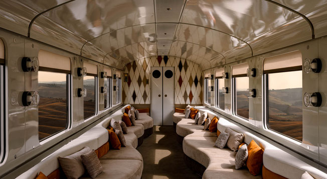 Panorama Lounge-Wagen ©Dolce Vita Orient Express