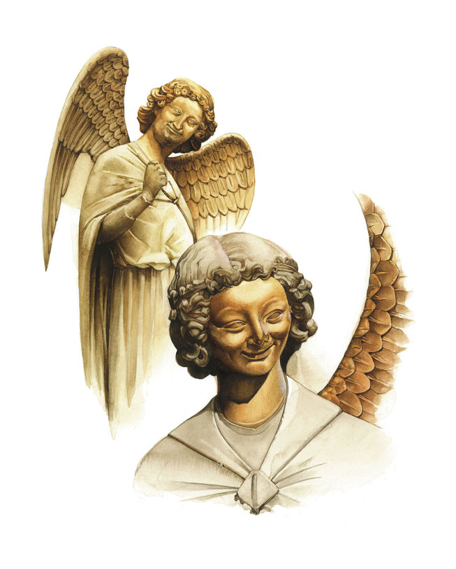 l'Angelo del sorriso e l'Arcangelo Gabriele