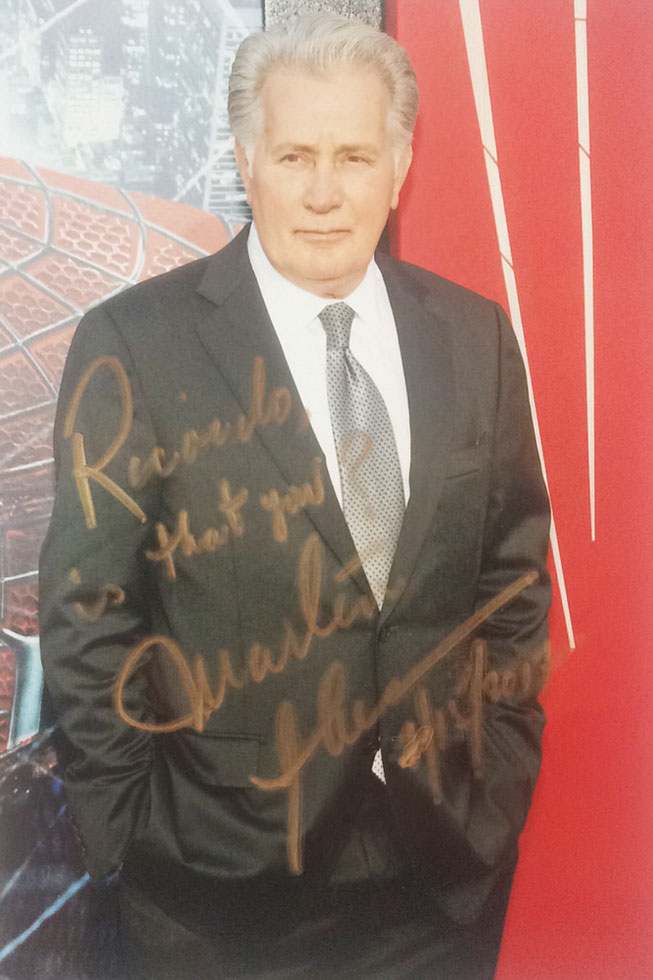 Autograph Martin Sheen Autogramm