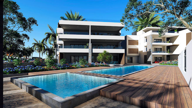 nouveau programme immobilier en R+2 Pereybère Grand baie ile maurice by jinvesty