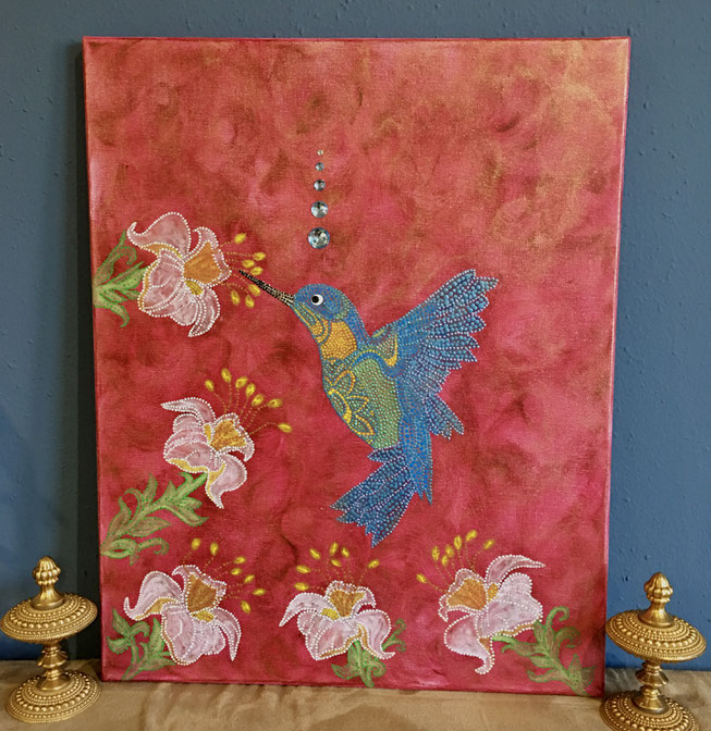 Colibri, Bildgröße 40 x 50 cm