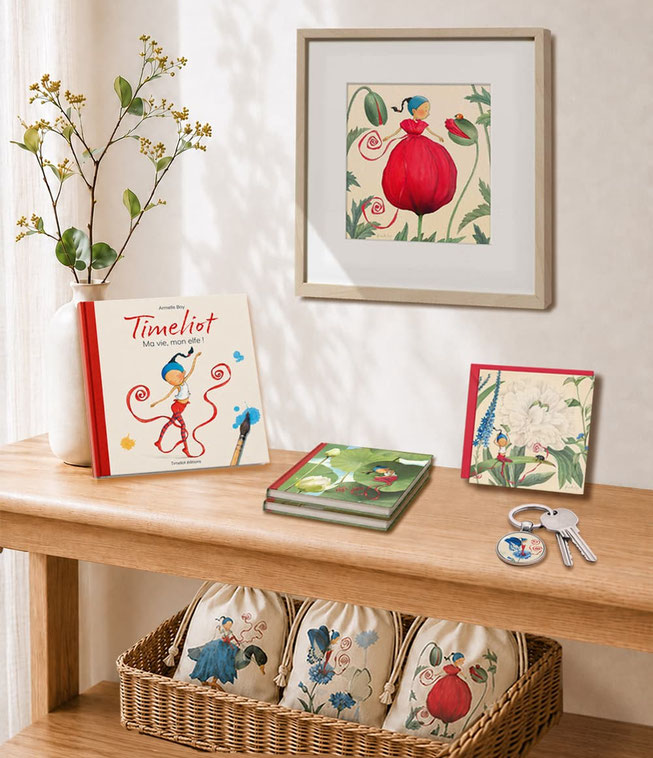 La boutique de Timeliot: album jeunesse, cartes postales, illustrations, jeux...