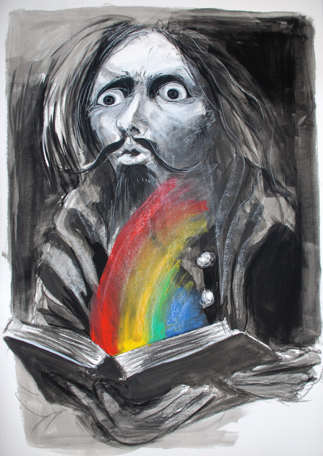 Don Quijote - どんきほぉて- grafik mit Regenbogen