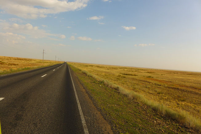 Robur Wohnmobil in Kazachstan Weltreise