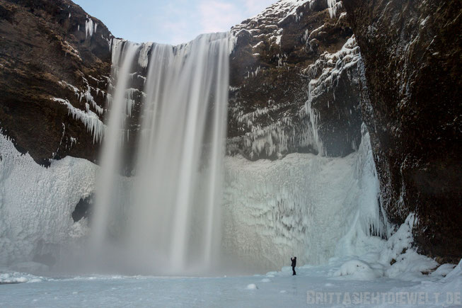 Skógafoss,Wasserfall,Süden,Ringstrasse,winter,Tipps,Island,selber,fahren,Schnee,Iceland.