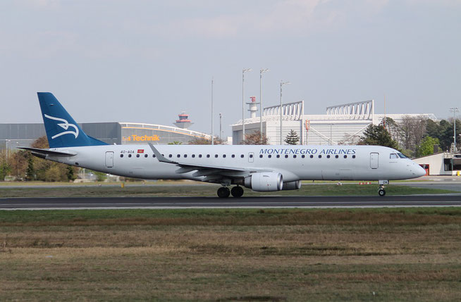 ERJ 195LR " 4O-AOA " Montenegro Airlines -2