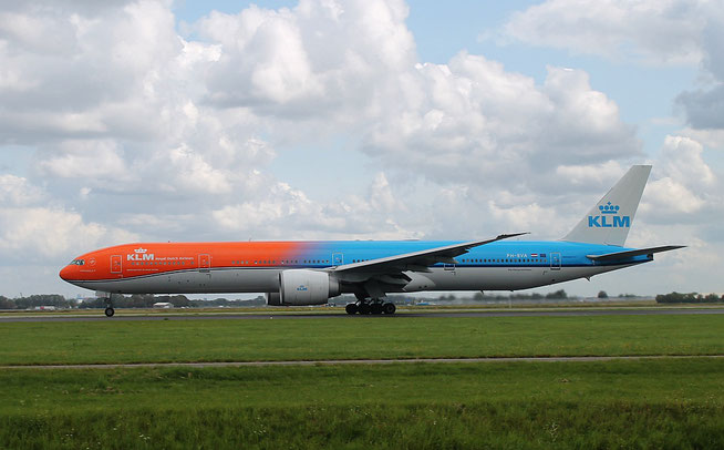 B 777-306ER  " PH-BVA "  KLM Royal Dutch Airlines -1