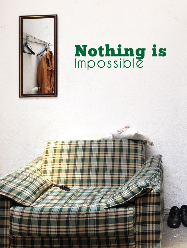 Nothing is impossible wall art quote sticker to help motivate you! from www.wallartcompany.co.uk