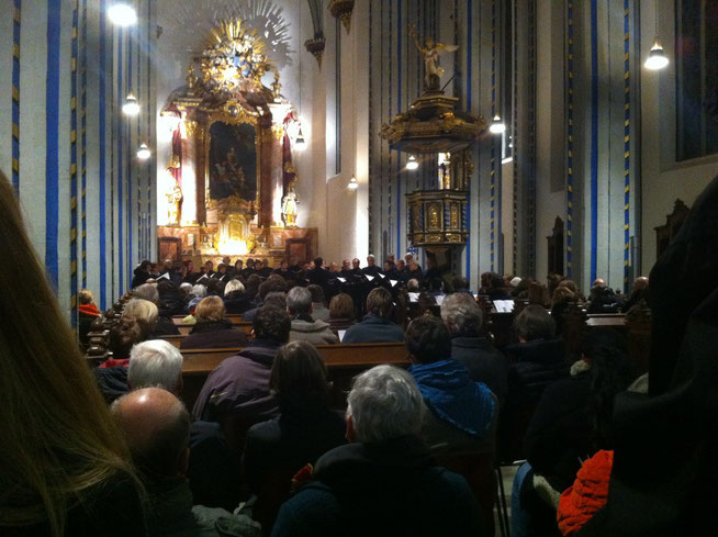 Konzert des Bonner Vokalensembles in der Namen-Jesu-Kirche, Bonn, am 16. November 2013