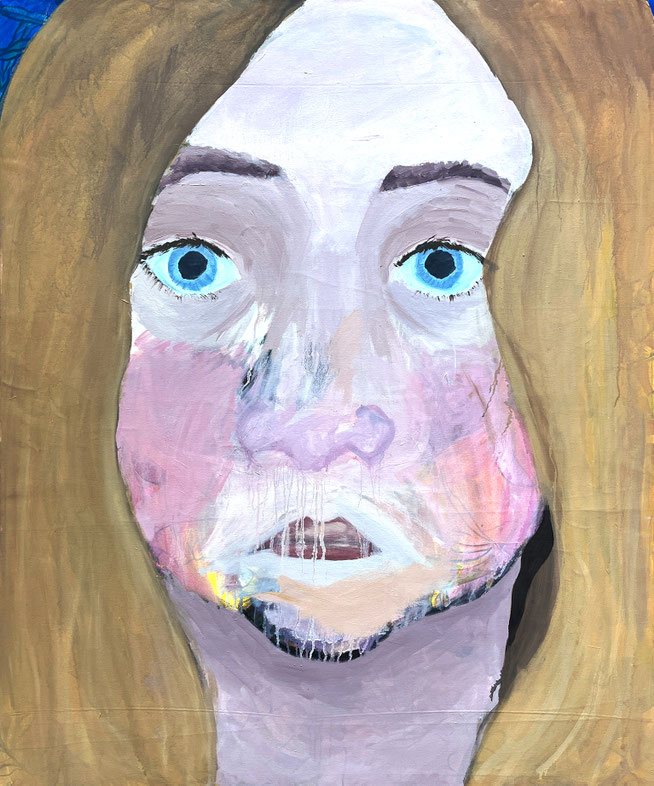 Bild des Monats Mai 2026: Lina SELBST Ölfarbe auf Leinwand 120 x 100 cm | Foto: Günter Wintgens
