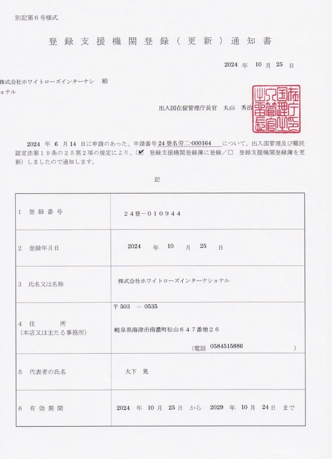 株式会社ホワイトローズインターナショナル