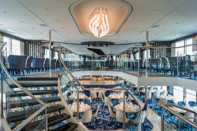 Das Atrium auf dem Flusskreuzfahrtschiff nickoVISION 2026
