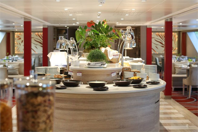 Restaurant auf der A-ROSA ALVA 2026