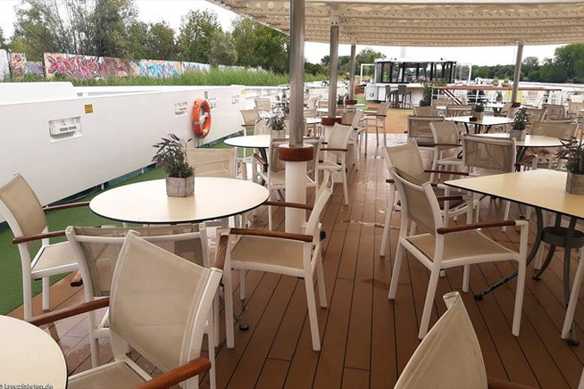 Sonnendeck auf der A-ROSA LUNA 2026