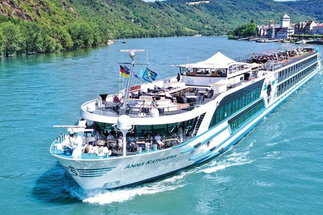 Luxus Flusskreuzfahrtschiff MS Anna Katharina auf Rhein und Donau 2026