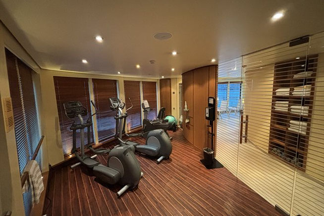 Fitnesscenter und SPA auf der A-ROSA VIVA 2026