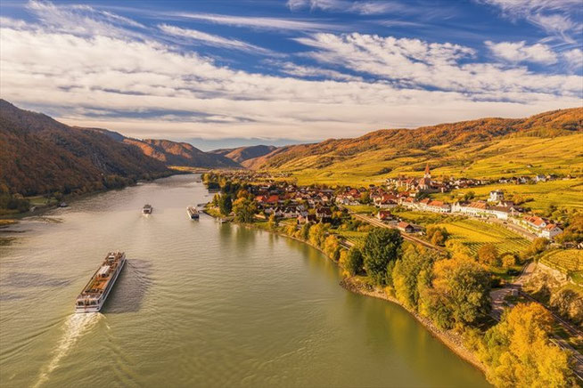 Flusskreuzfahrten im Herbst in der Wachau