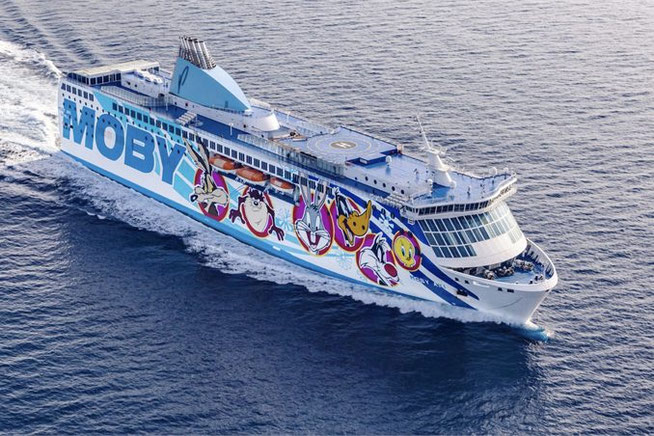 Fähre Looney Tunes Moby Lines 2026