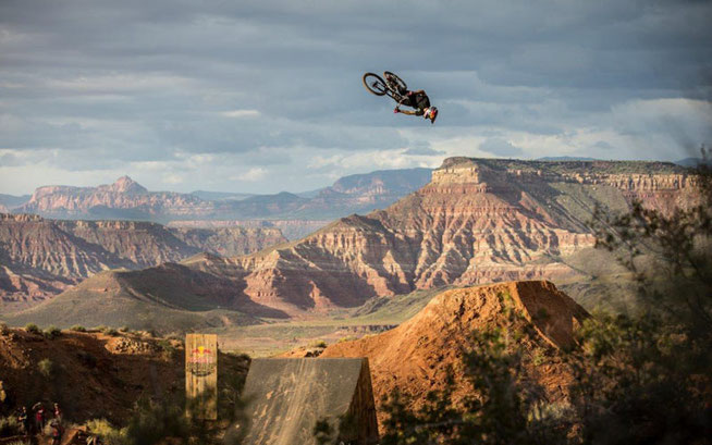 Vorjahressieger Andreu Lacondeguy • RedBullContentPool • Rampage 2014 © Christian Pondella