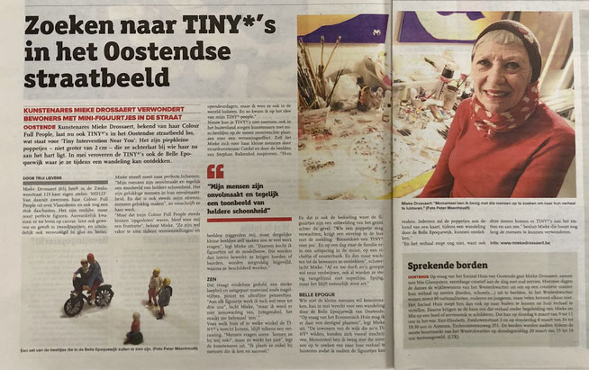 Mieke Drossaert in de Krant van West-Vlaanderen